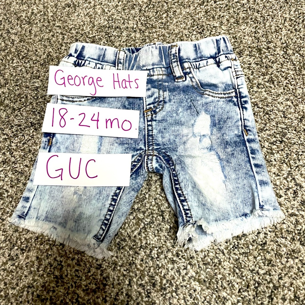 George Hats Denim Shorts